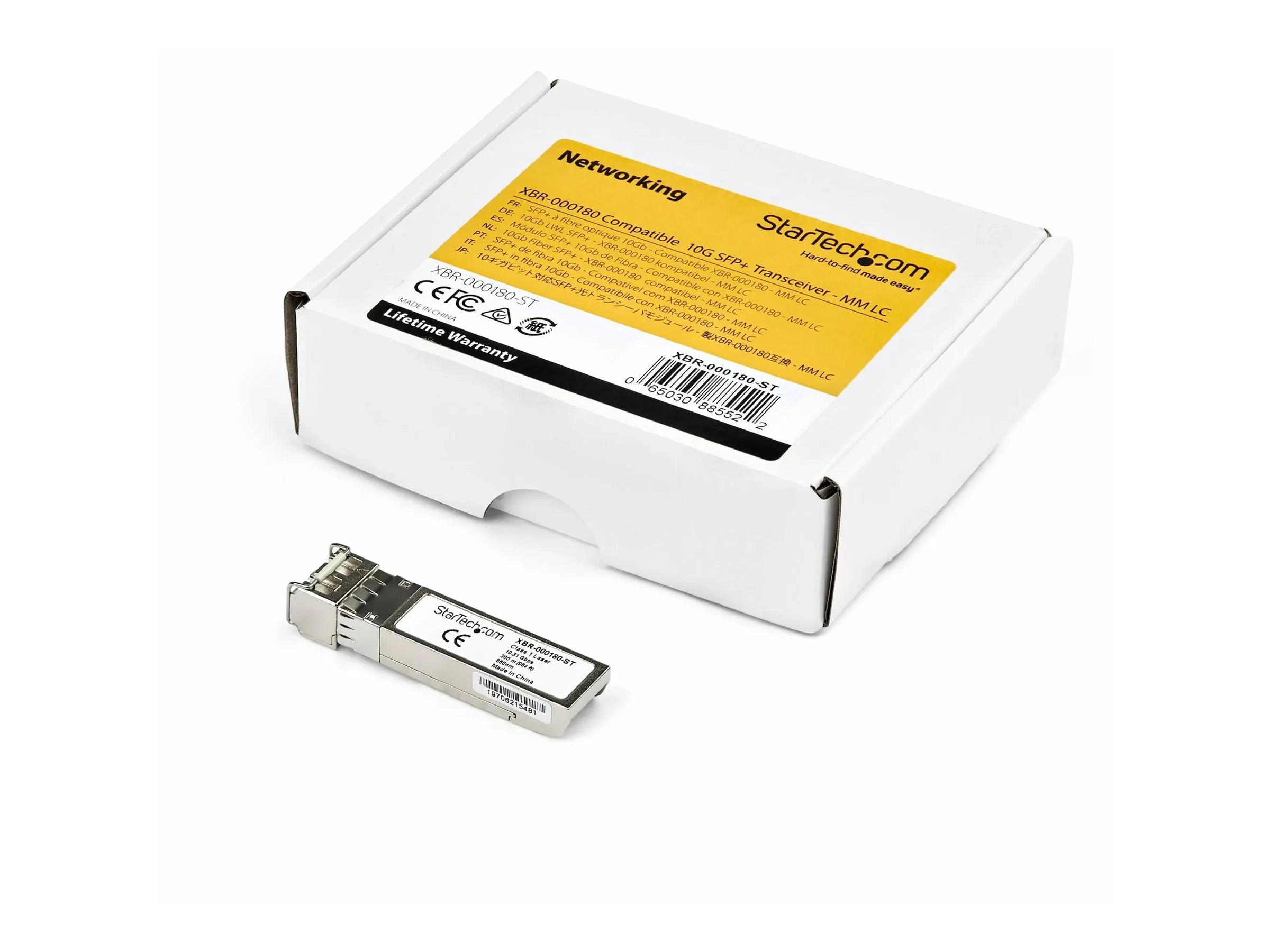 StarTech.com Module de transceiver SFP+ compatible Extreme Networks 10302 