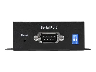 StarTech.com Serveur Industriel 1 Port Série RS232 / 422 / 485 sur IP Ethernet WiFi 802.11 b/g avec Alimentation Redondante