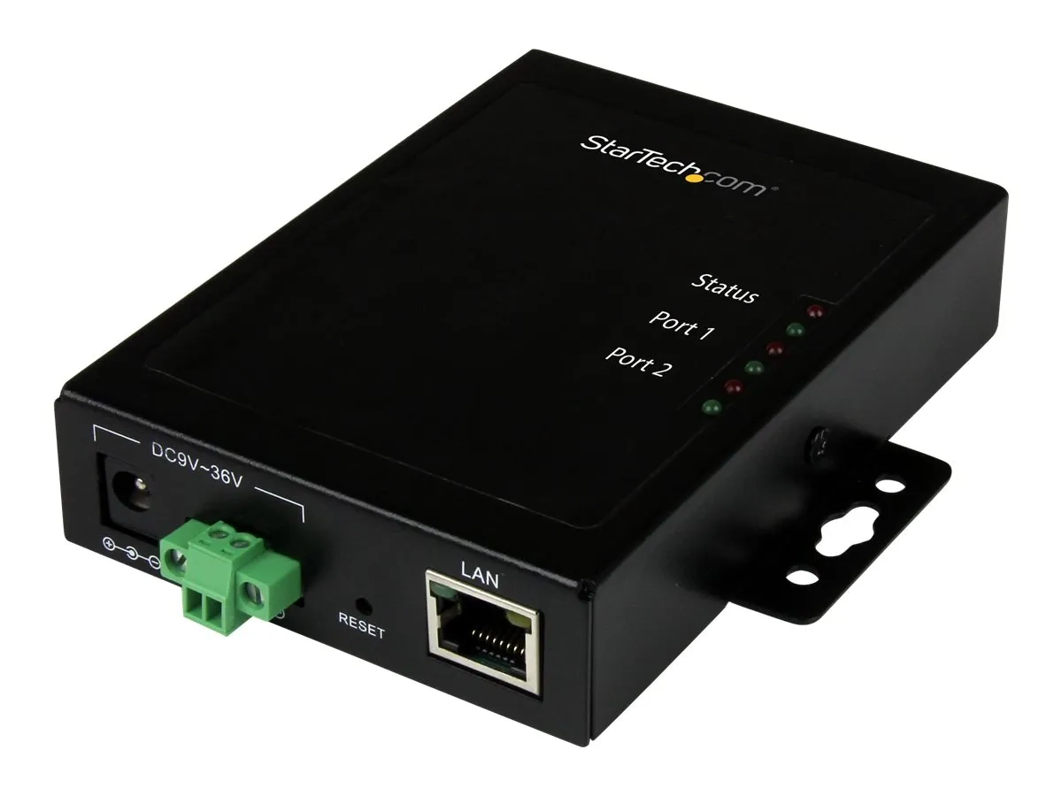 StarTech.com Serveur de périphériques à 2 ports série RS232 vers IP Ethernet