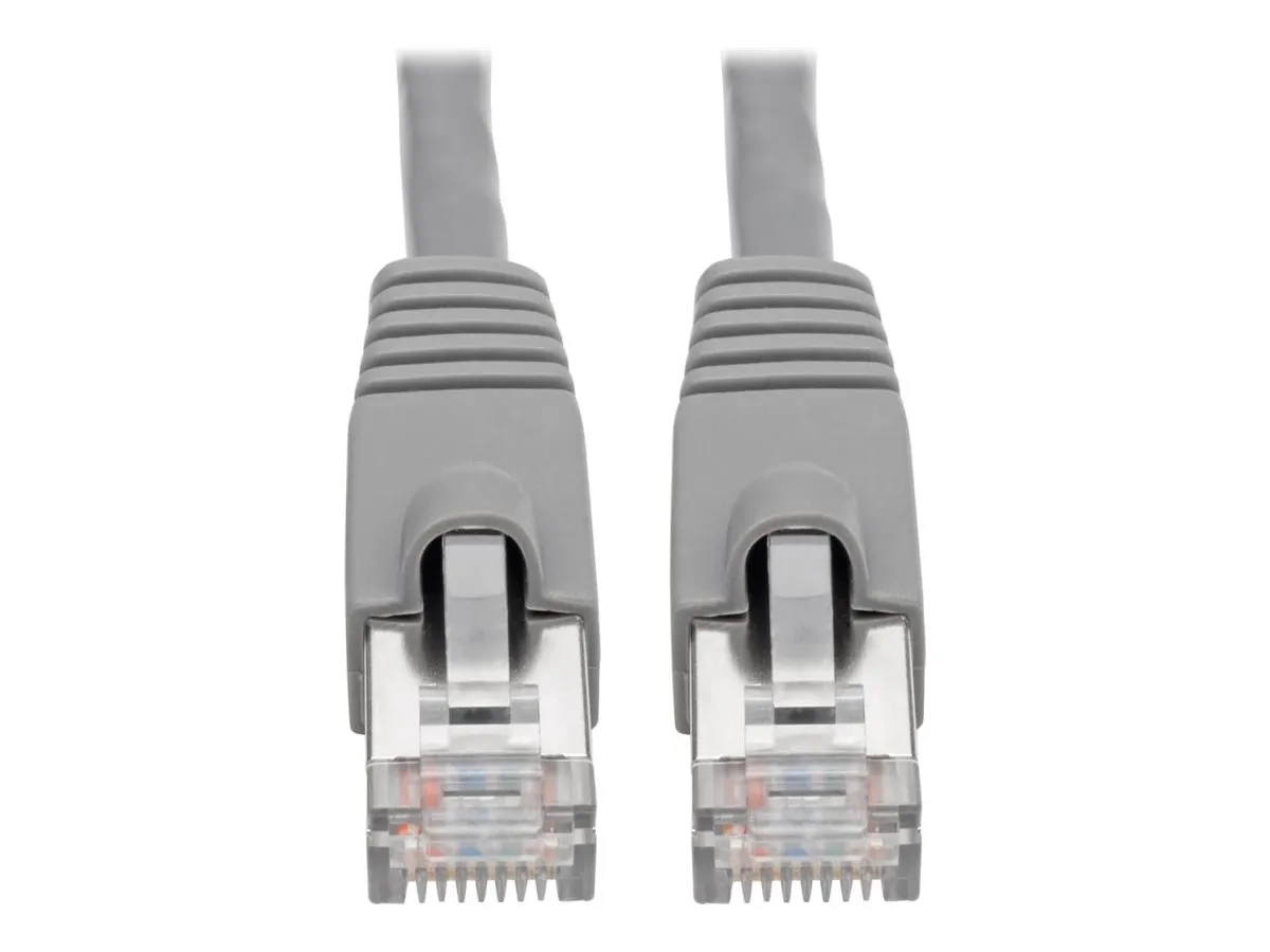 Eaton Tripp Lite Series Cat6a 10G Snagless Shielded STP Ethernet Cable (RJ45 M/M), PoE, Gray, 6 ft. (1.83 m)