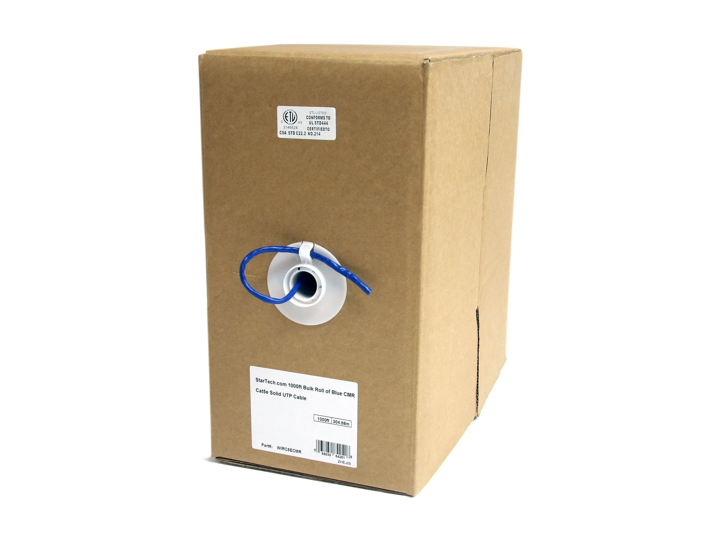 StarTech.com Câble réseau Cat5e UTP monobrin ignifuge (CMR) en vrac