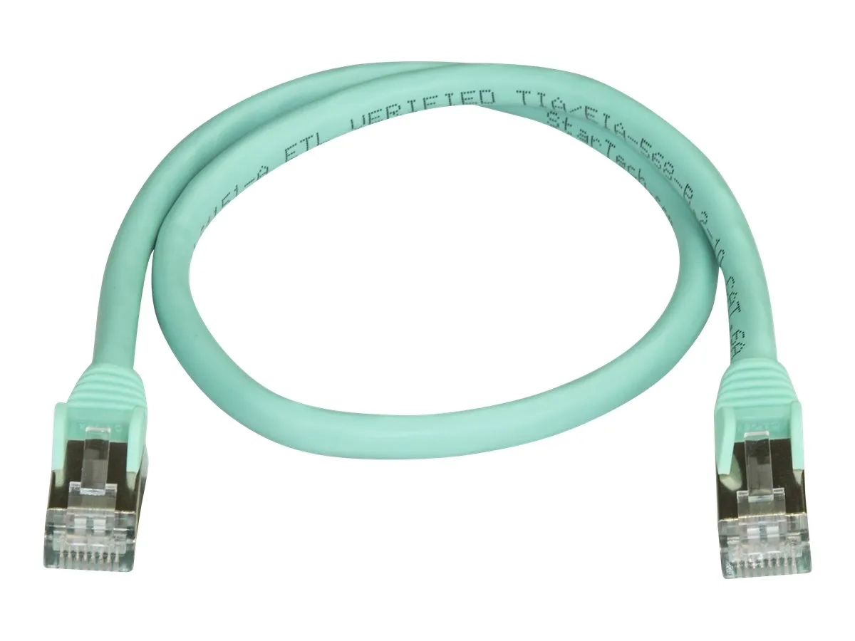 StarTech.com Câble réseau Cat6a STP sans crochet de 50 cm