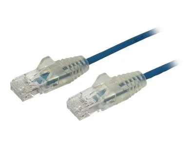 StarTech.com 3m Slim LSZH CAT6 Ethernet Cable, 10 Gigabit Snagless RJ45 100W PoE Patch Cord, CAT 6 10GbE UTP Network Cable w/Strain Relief, Blue, ETL, Low Smoke Zero Halogen