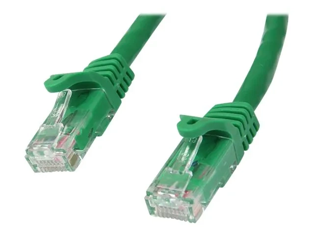 StarTech.com 50cm CAT6 Ethernet Cable, 10 Gigabit Snagless RJ45 650MHz 100W PoE Patch Cord, CAT 6 10GbE UTP Network Cable w/Strain Relief, Green, Wiring is UL Certified/TIA