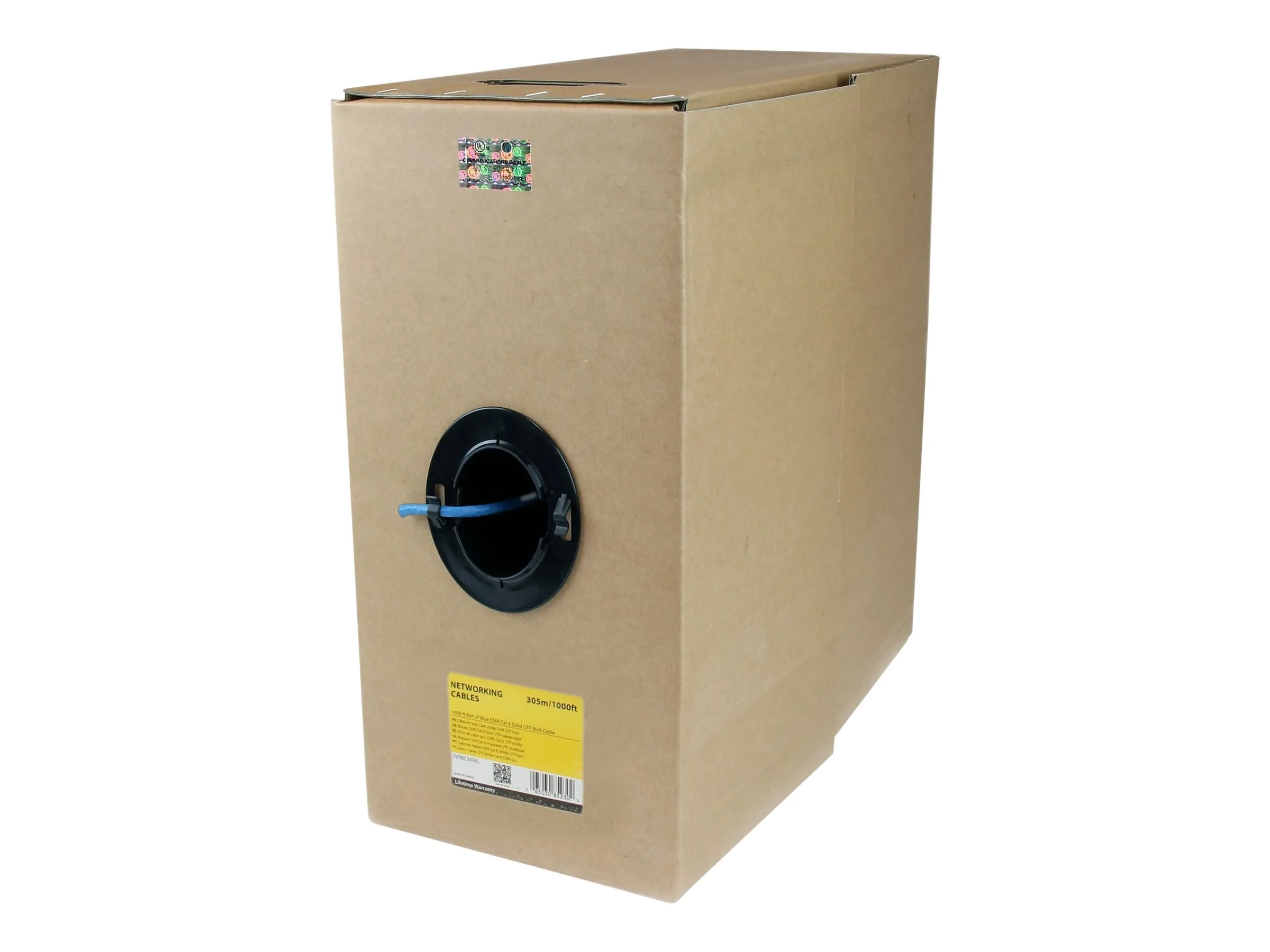 StarTech.com Câble réseau Cat6 UTP ignifuge en vrac de 304,8 m