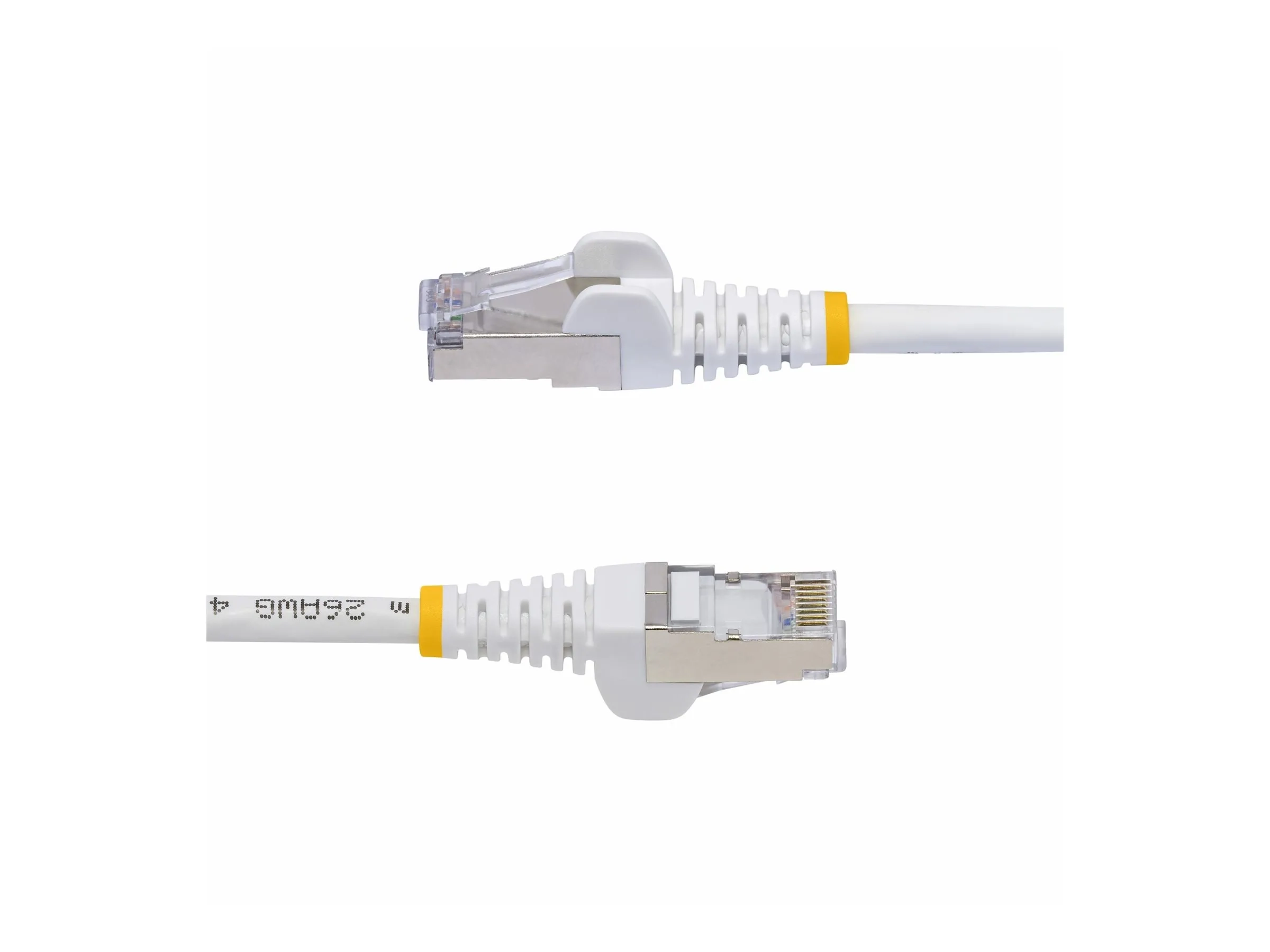 StarTech.com Câble Ethernet CAT8 Blanc de 15m, Snagless, 25G/40G, S/FTP