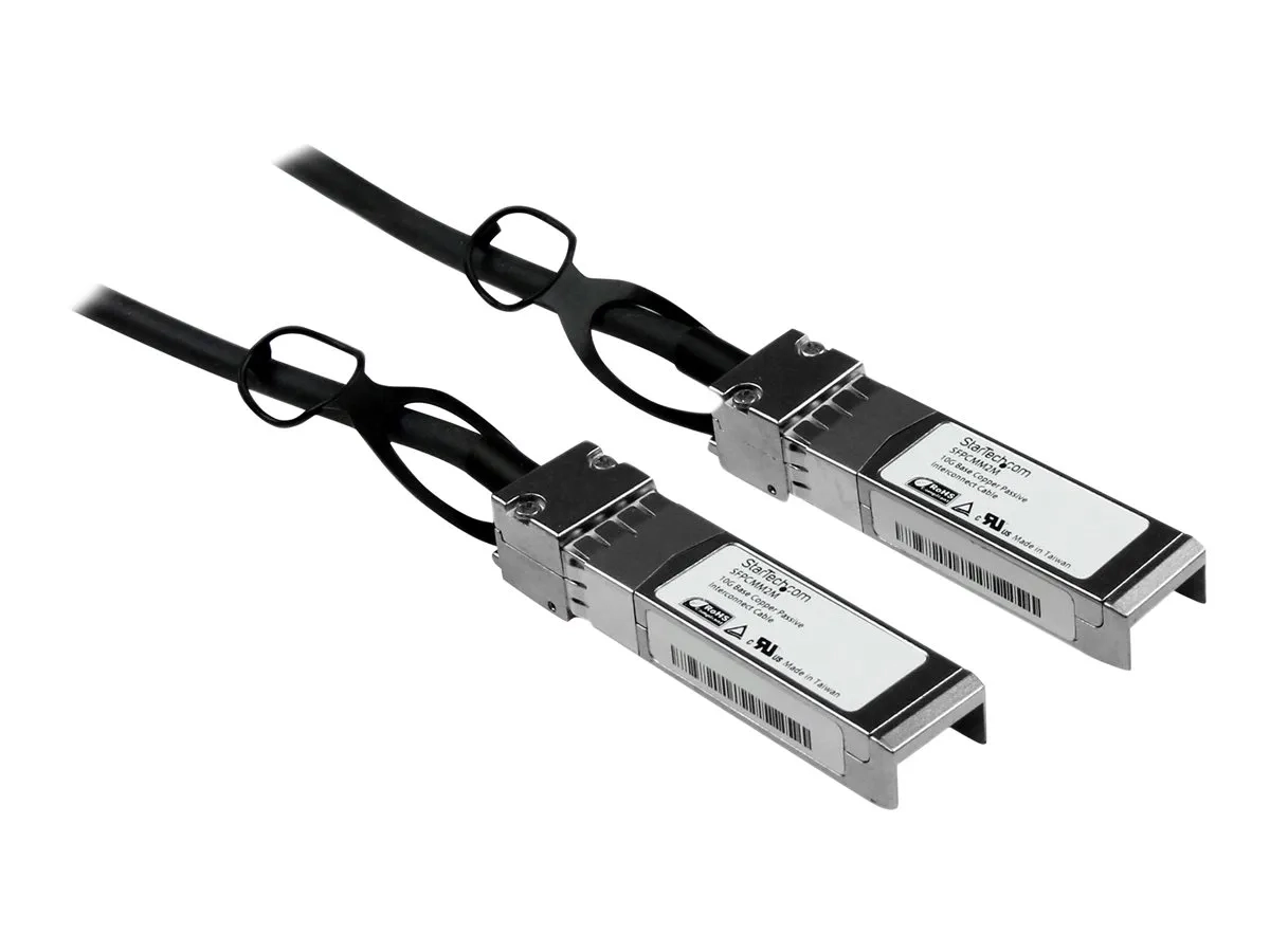 StarTech.com Câble réseau passif SFP+ 10 GbE à connexion directe twinax en cuivre de 2 m
