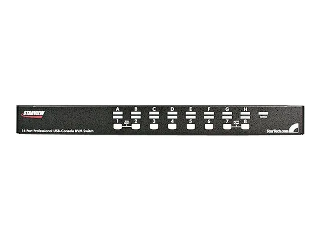 StarTech.com Commutateur KVM PS/2 USB 16 ports 1U empilables sur rack avec OSD