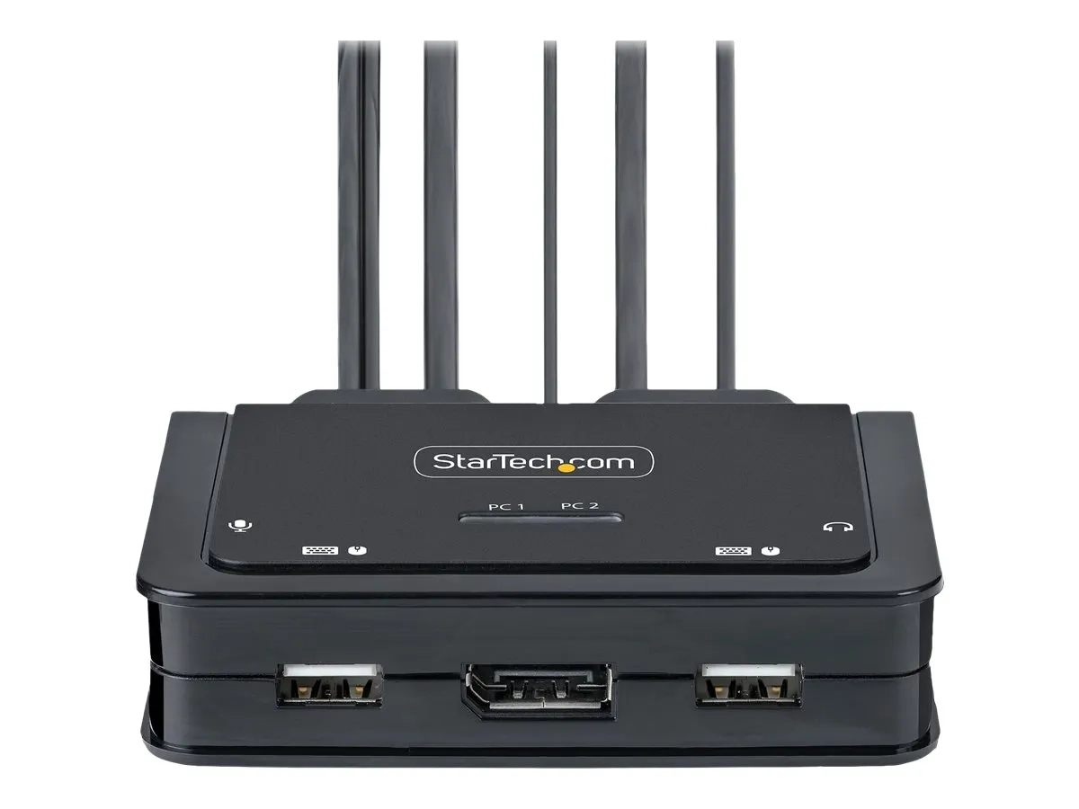 StarTech.com Switch KVM à Câble Hybride USB
