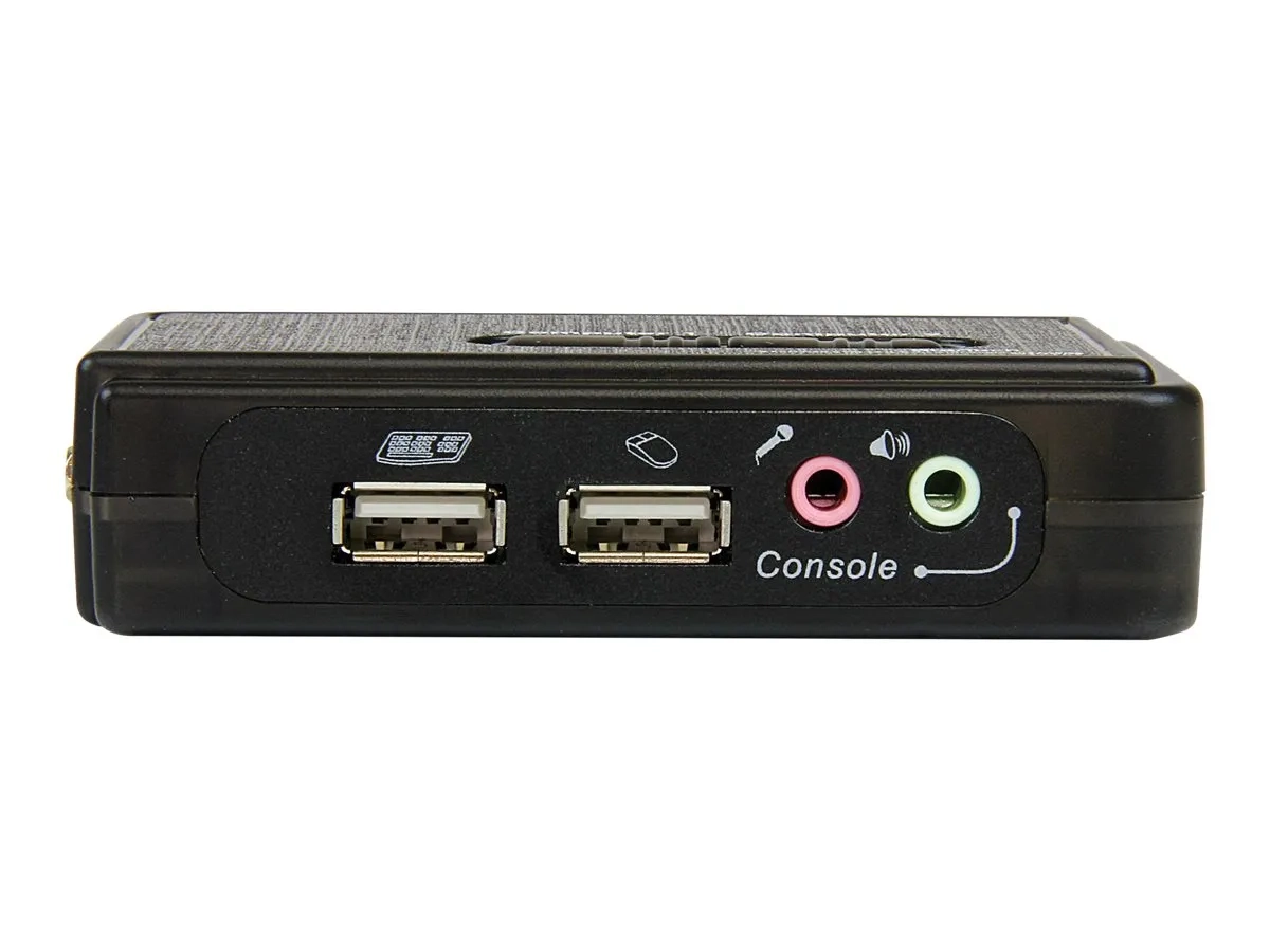 StarTech.com Kit commutateur KVM USB VGA à 2 ports avec audio et câbles