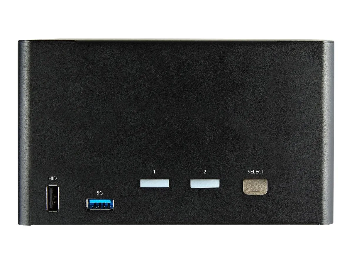 StarTech.com Switch KVM 2 Ports Quadruple Écran DisplayPort
