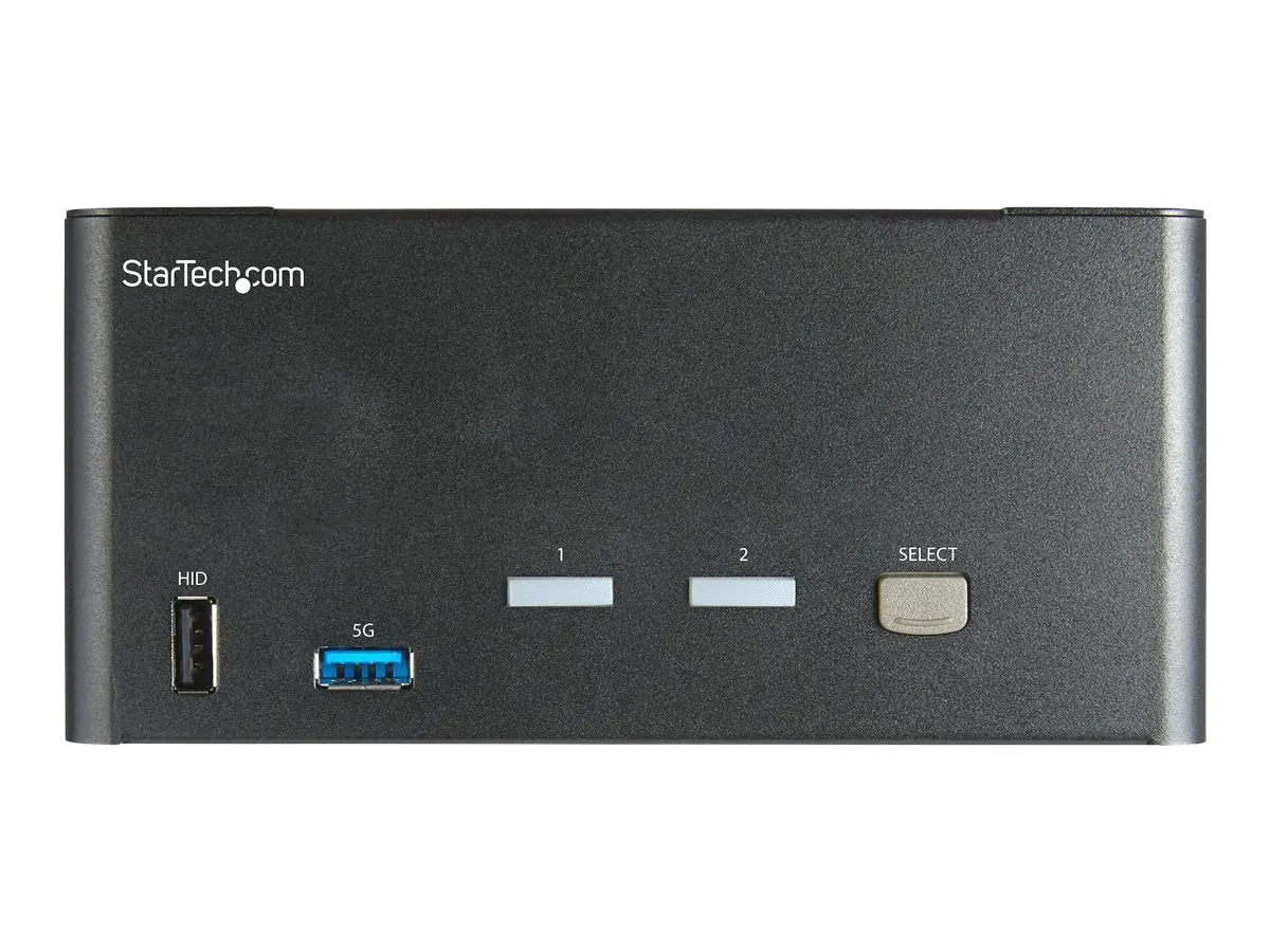 StarTech.com Commutateur KVM DisplayPort 2 Ports pour 3 Moniteurs