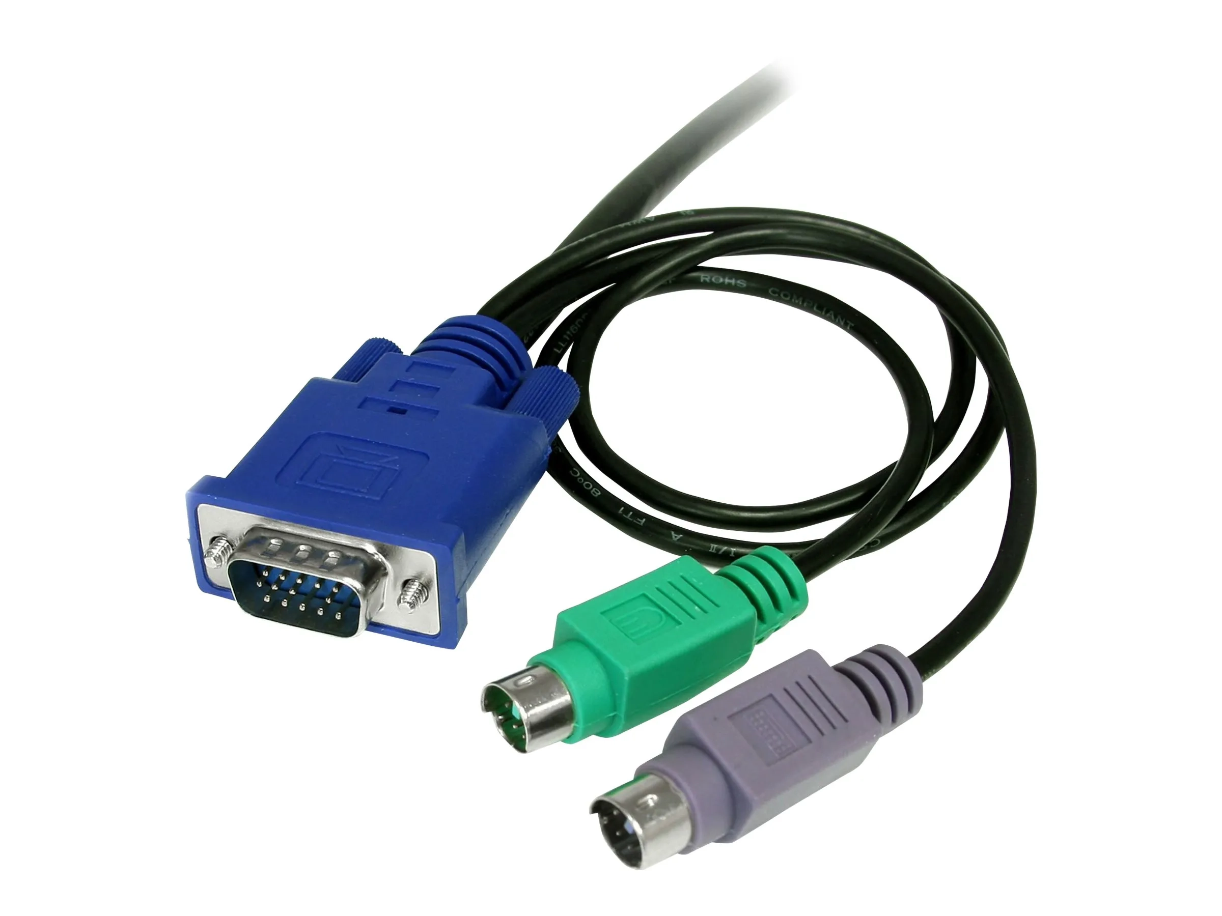 StarTech.com Câble pour Switch KVM VGA avec PS/2 3 en 1