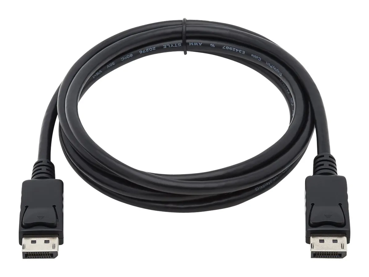 Eaton Tripp Lite Series DisplayPort Cable with Latching Connectors, 4K 60 Hz (M/M), Black, 6 ft. (1.83 m)
