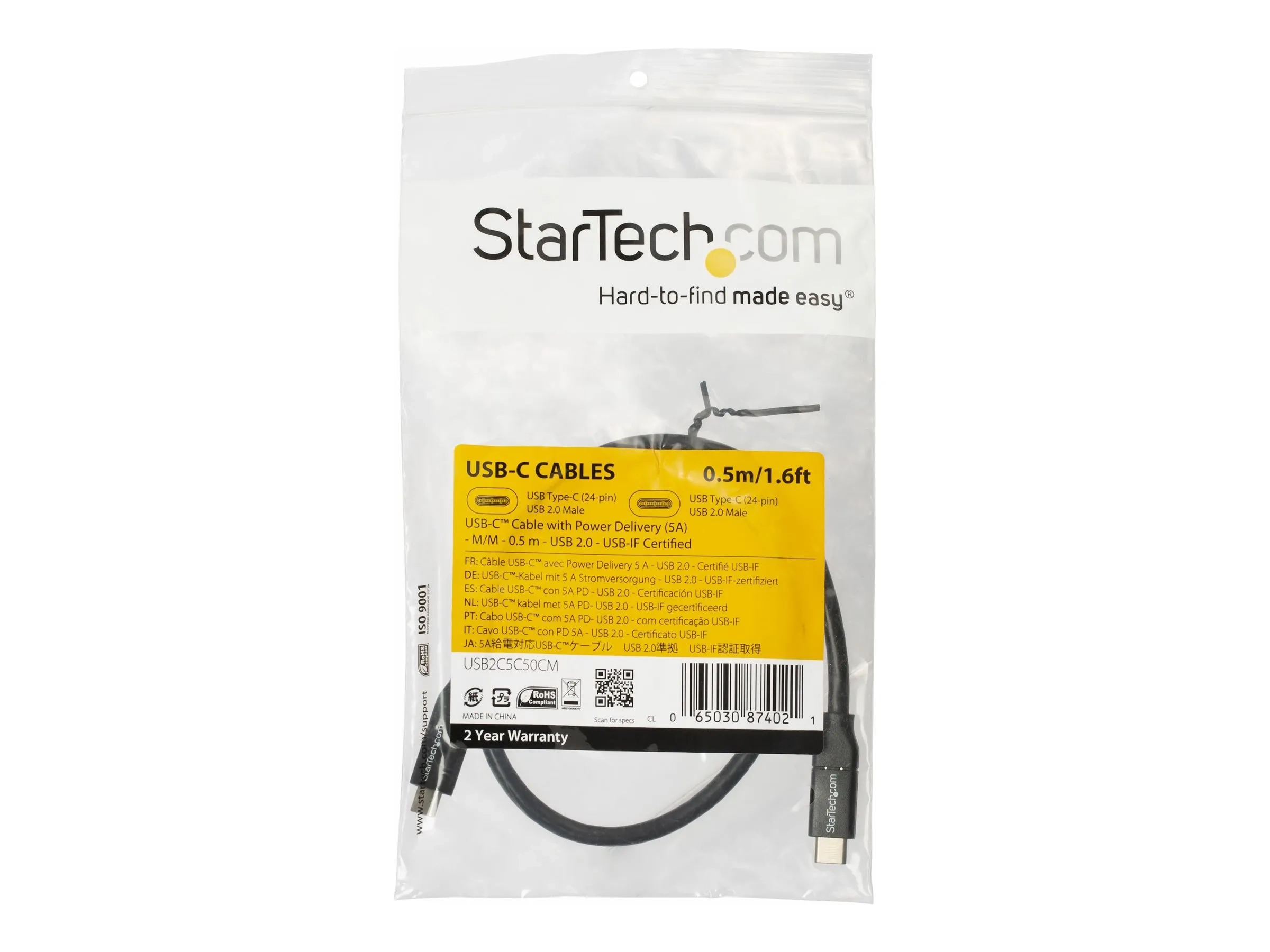 StarTech.com Câble USB