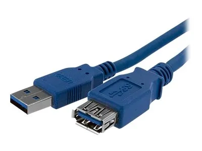 StarTech.com Câble d'extension bleu SuperSpeed USB 3.0 A vers A 1 m
