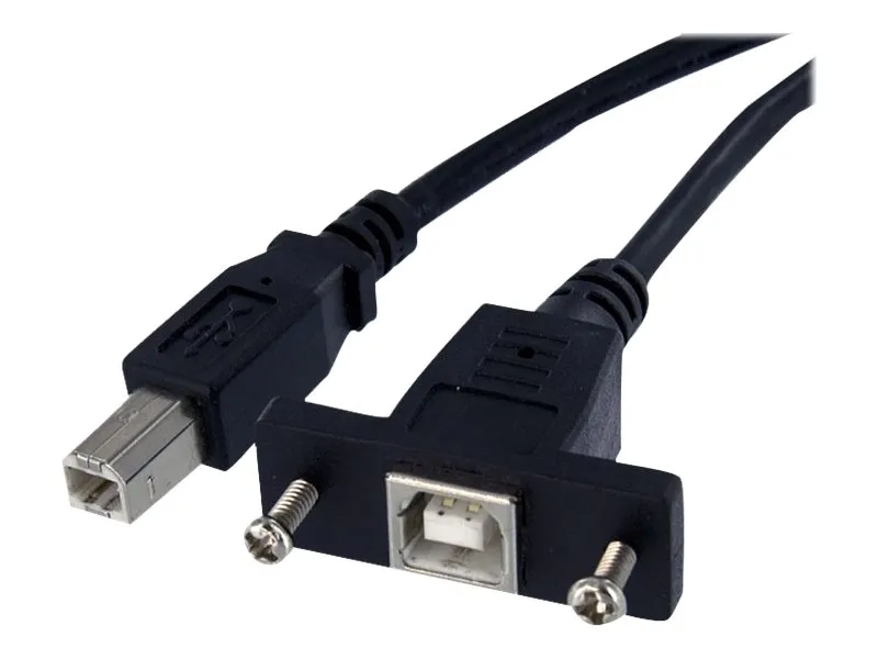StarTech.com Cable USB 30 cm monte sur panneau B vers B