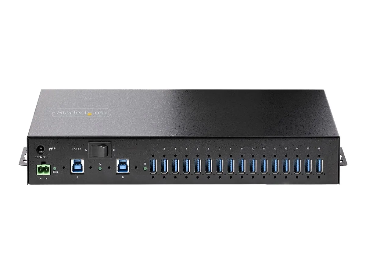 StarTech.com Hub USB 3.0 5Gbps Industriel 16 Ports