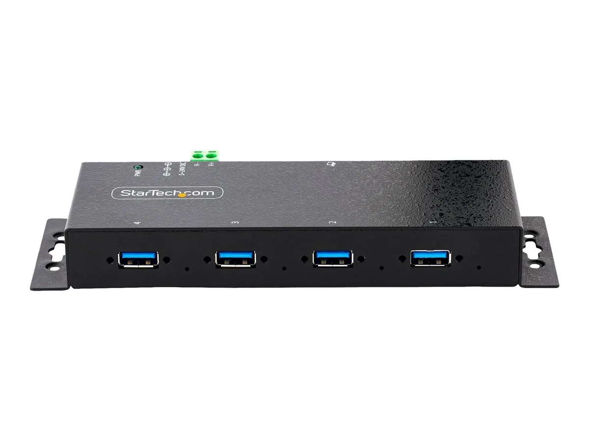 StarTech.com Hub USB 3.0 5Gbps Industriel à 4 Ports, Hub USB 3.0 pour PC