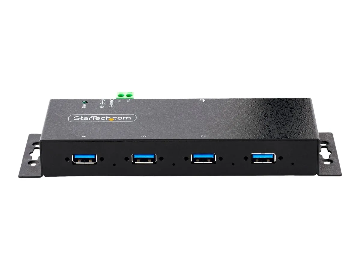 StarTech.com Hub USB 3.0 5Gbps Industriel à 4 Ports, Hub USB 3.0 pour PC