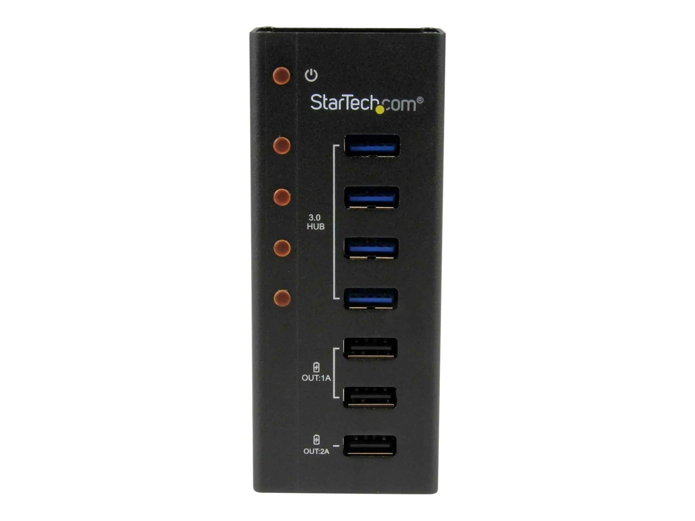 StarTech.com Hub USB 3.0 Alimenté de 4 ports avec Station de Recharge de 3 ports USB (2 x 1A, 1 x 2A)