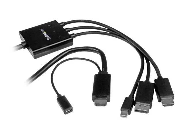 StarTech.com Câble adaptateur HDMI, DisplayPort ou Mini DisplayPort vers HDMI de 2 m