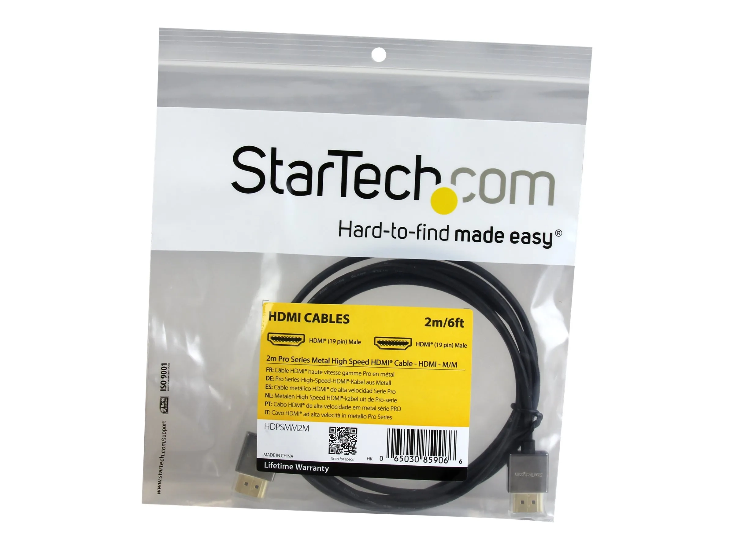 StarTech.com Câble HDMI haute vitesse professionnel Ultra HD 4k x 2k de 2m