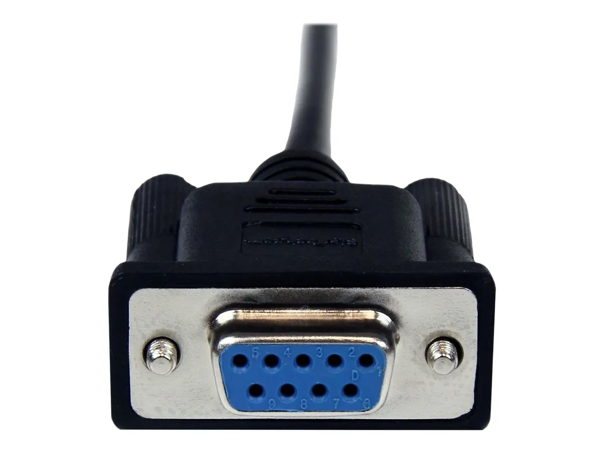 StarTech.com Câble Null Modem Croisé Série RS232 DB9  1 m