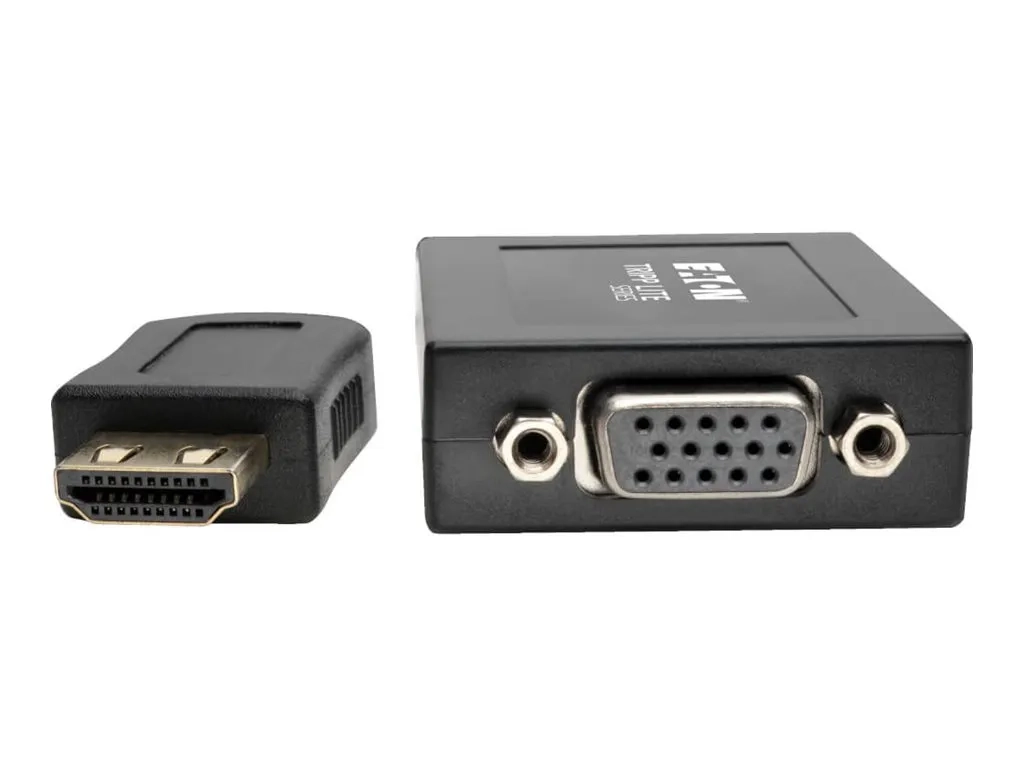 Eaton Tripp Lite Series HDMI to VGA with Audio Converter Cable Adapter for Ultrabook/Laptop/Desktop PC, (M/F), 6