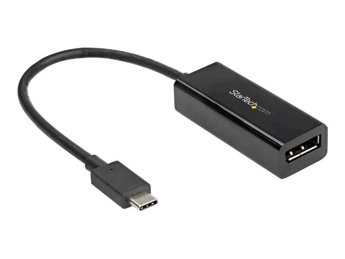 StarTech.com Adaptateur USB C vers DisplayPort, 8K/5K/4K USB Type C vers DP 1.4 Convertisseur vidéo en mode alternatif, HBR3/DSC/HDR, 8K 60Hz, Adaptateur d'affichage pour moniteur DisplayPort 1.4 compatible Thunderbolt 3