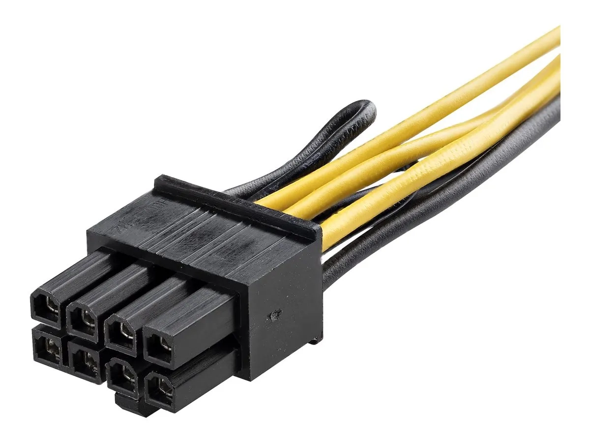 StarTech.com Câble adaptateur d'alimentation PCI Express à 6 broches vers 8 broches de 15 cm