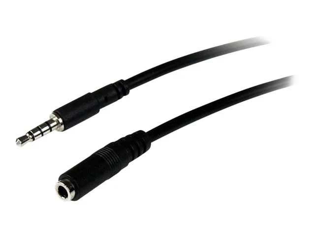 StarTech.com Câble d'extension de casque TRRS 4 positions 3,5 mm de 1 m 