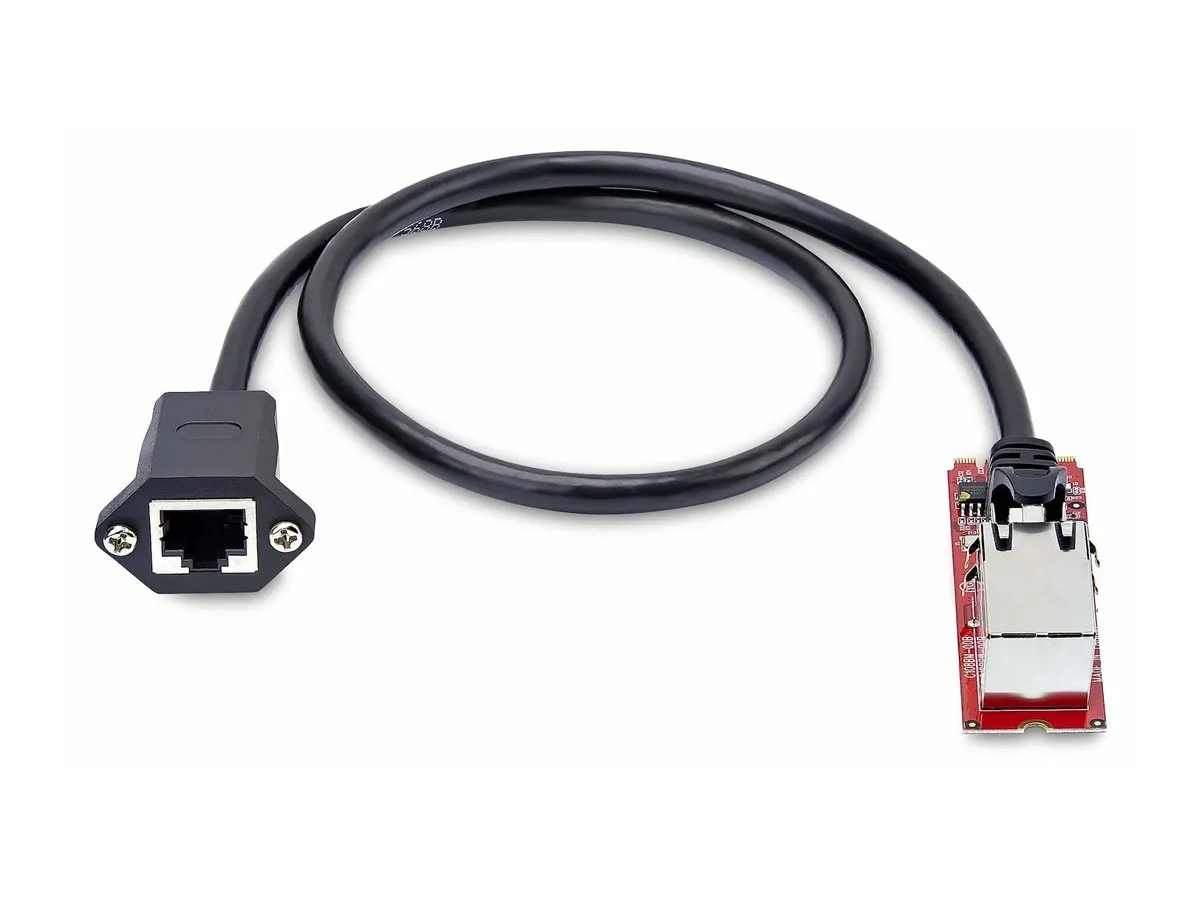 StarTech.com Carte Réseau M.2 2280 à 1 Port 2.5GbE, PCIe Ethernet NBASE