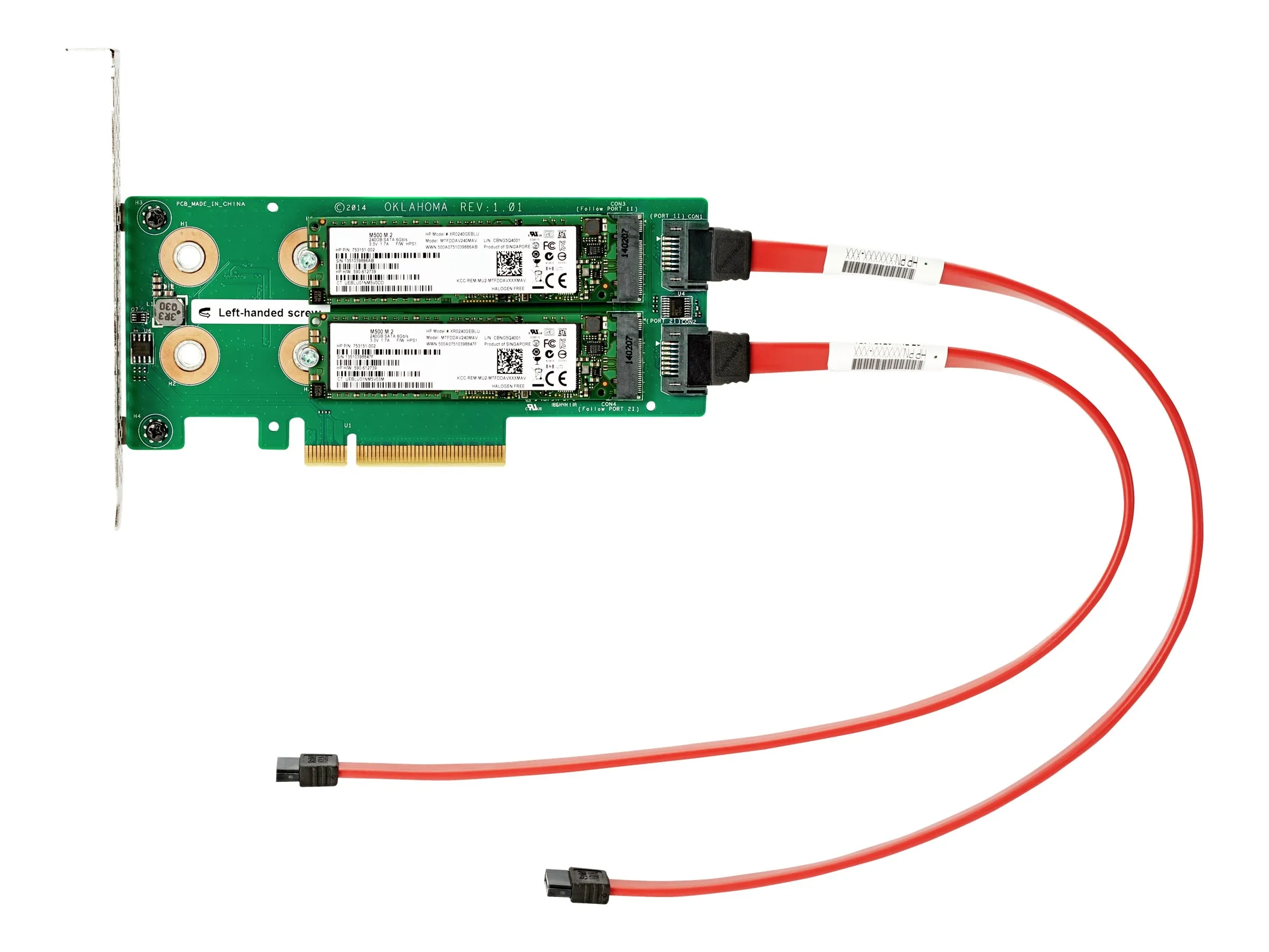 HPE Universal SATA HHHL M.2 Kit