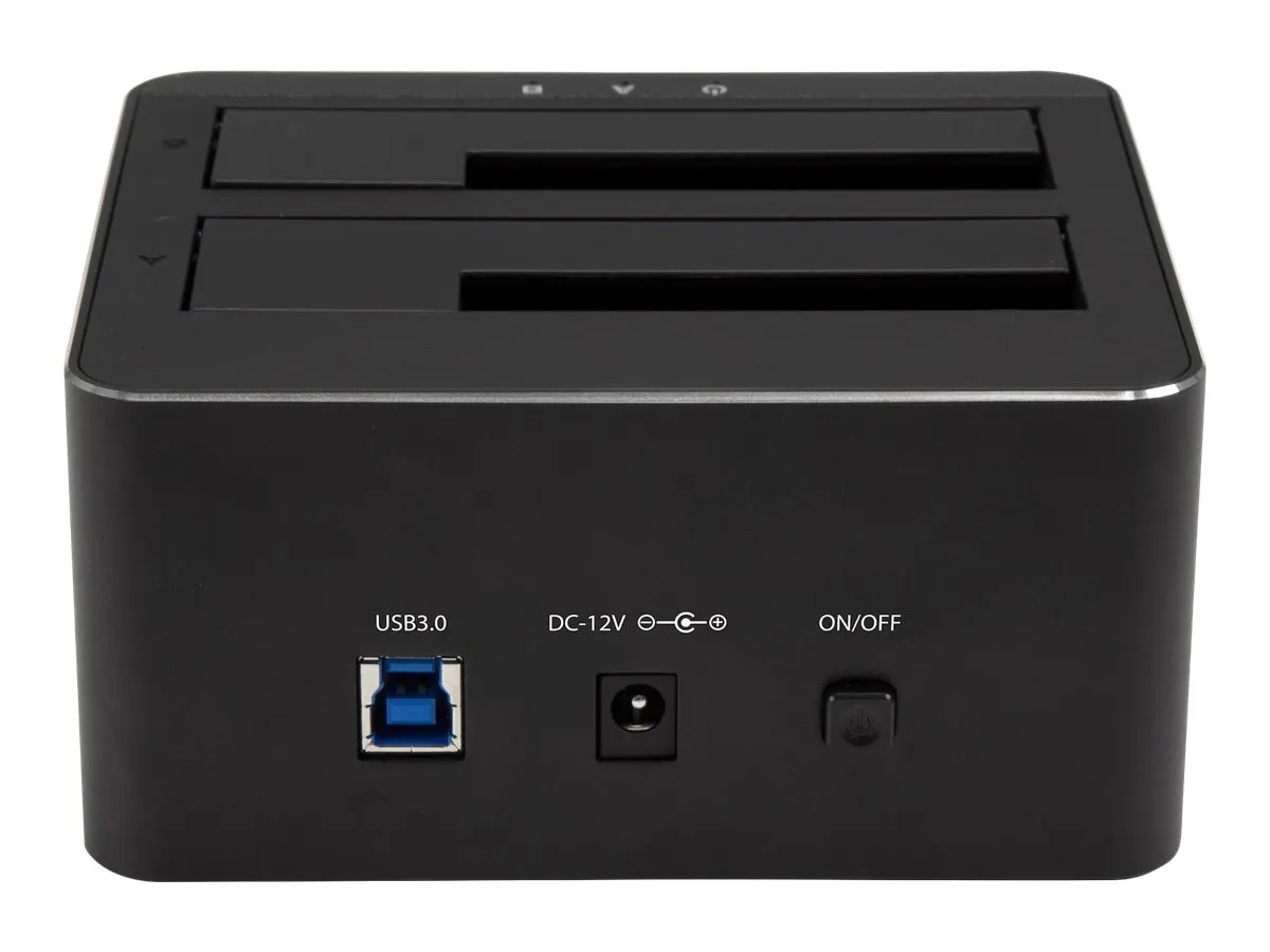 StarTech.com Dock pour Disques Durs SATA à USB 3.0 2 Baies, SSD/HDD SATA