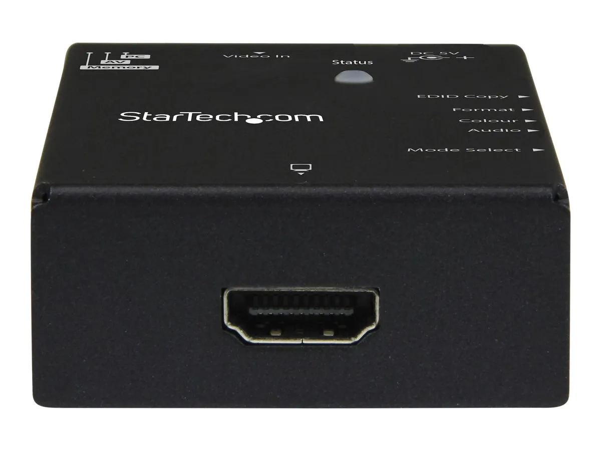 StarTech.com Émulateur EDID pour écran HDMI avec copie des données EDID et câble d'alimentation USB