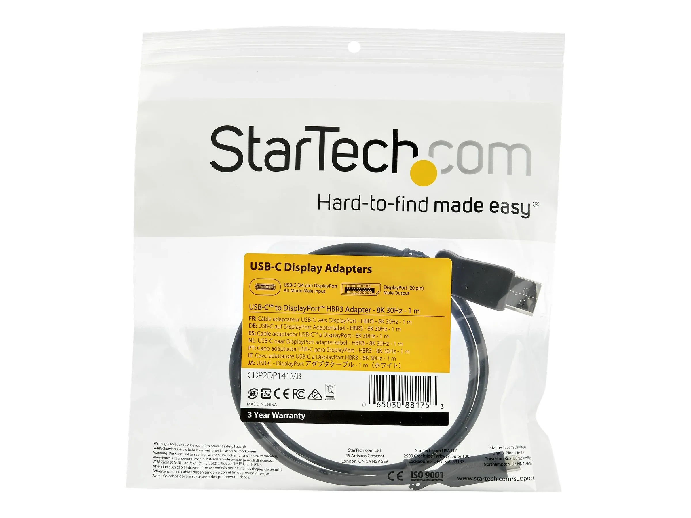 StarTech.com Cable adaptateur USB