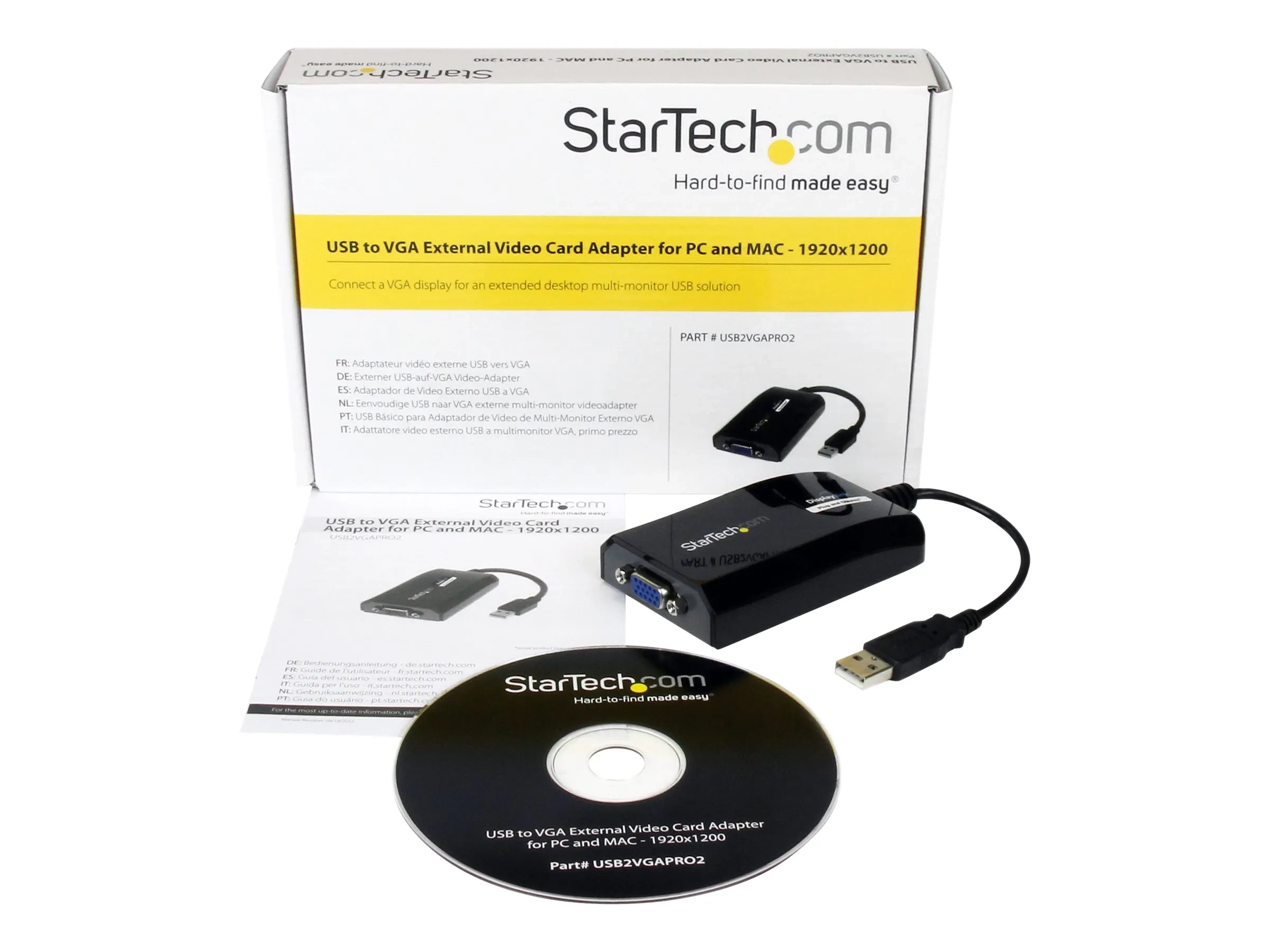 StarTech.com Adaptateur USB vers VGA 