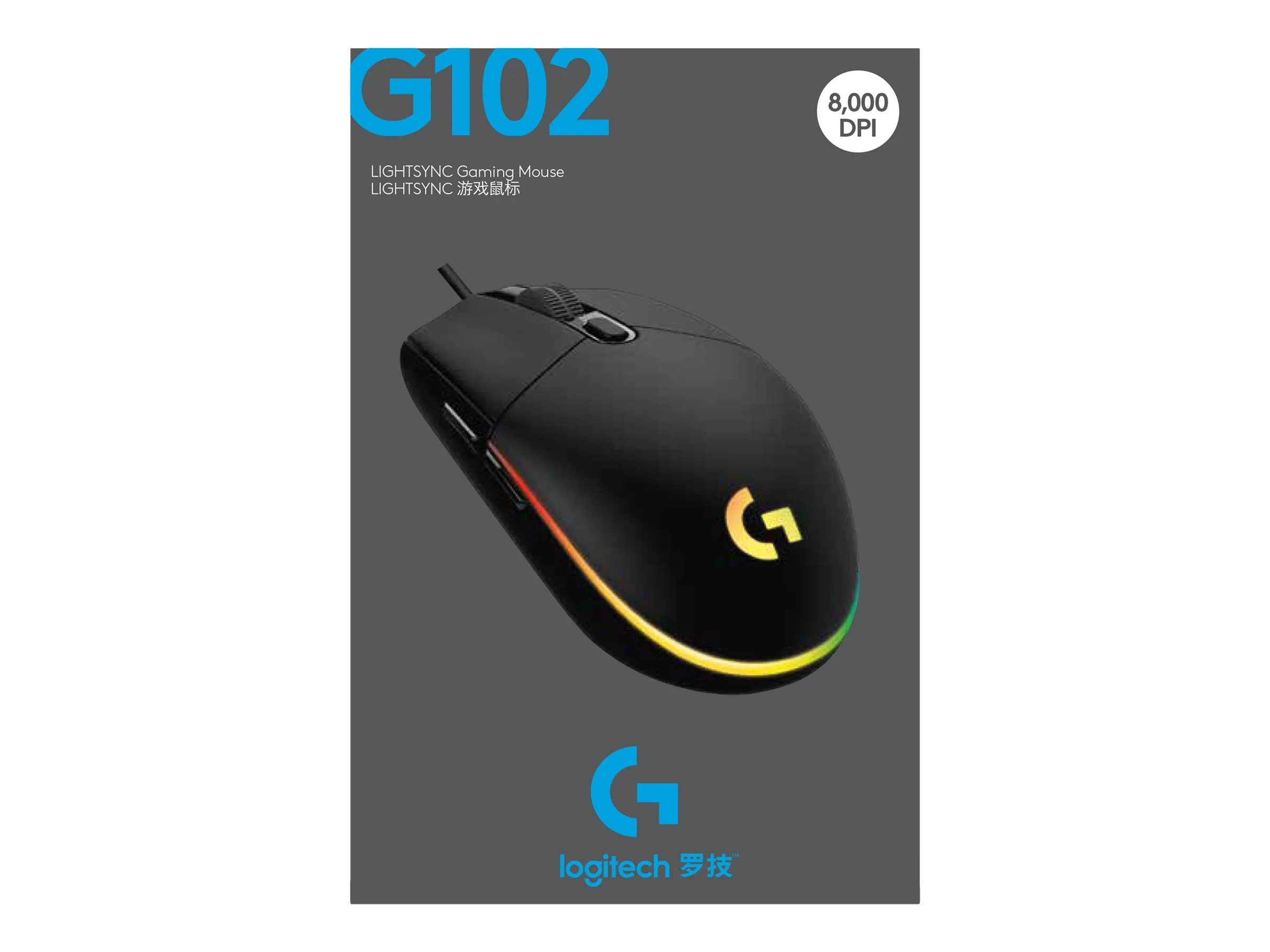 Souris de jeu Logitech G102 LIGHTSYNC