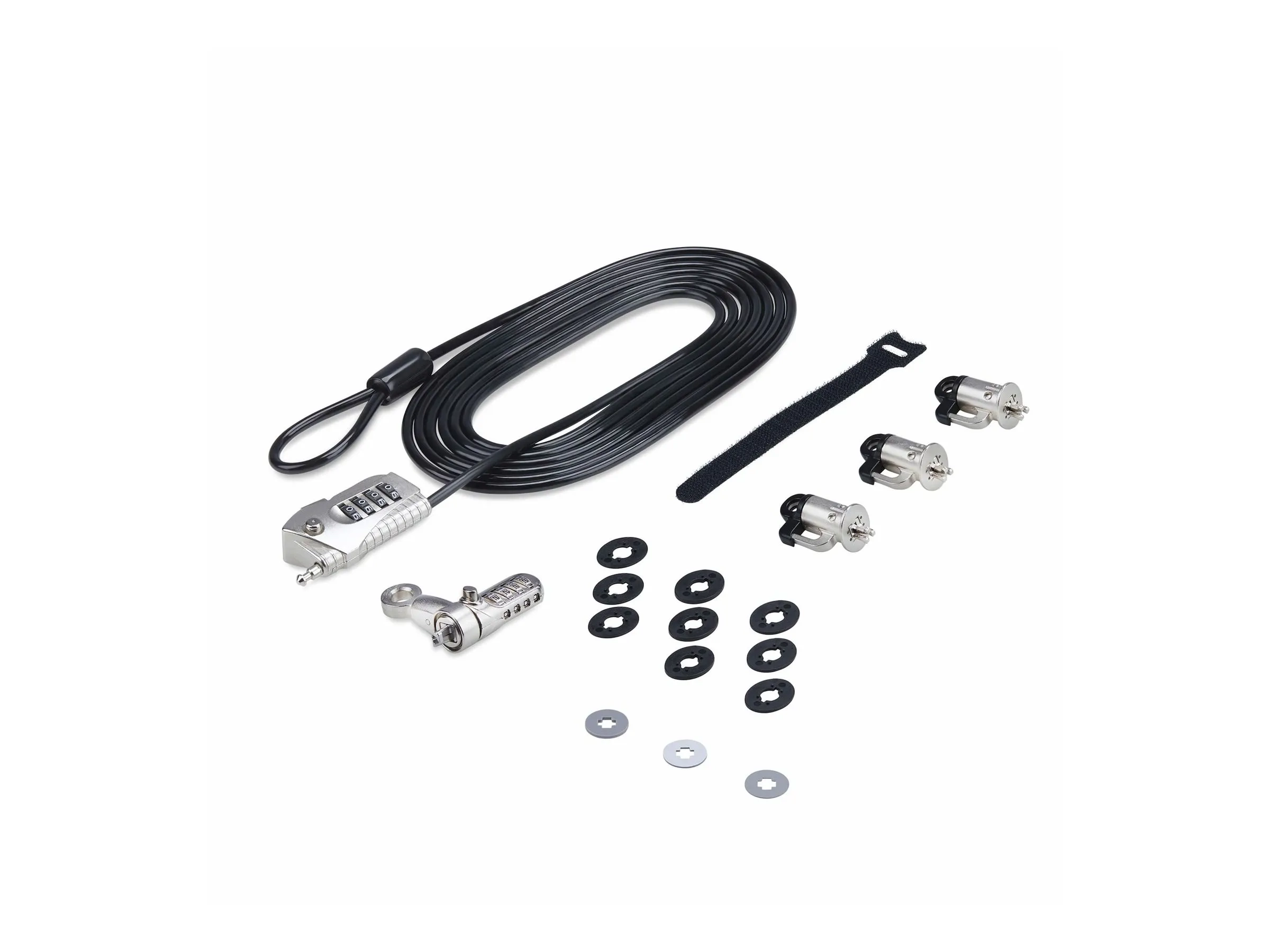 StarTech.com Laptop/Desktop & Peripheral Lock Kit, 9.8ft (3m) Cable