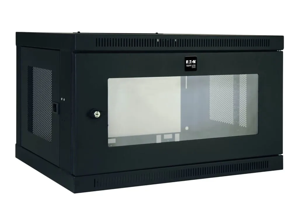 Eaton Tripp Lite Series 6U Wall Mount Rack Enclosure Server Cabinet w/ Acrylic Window