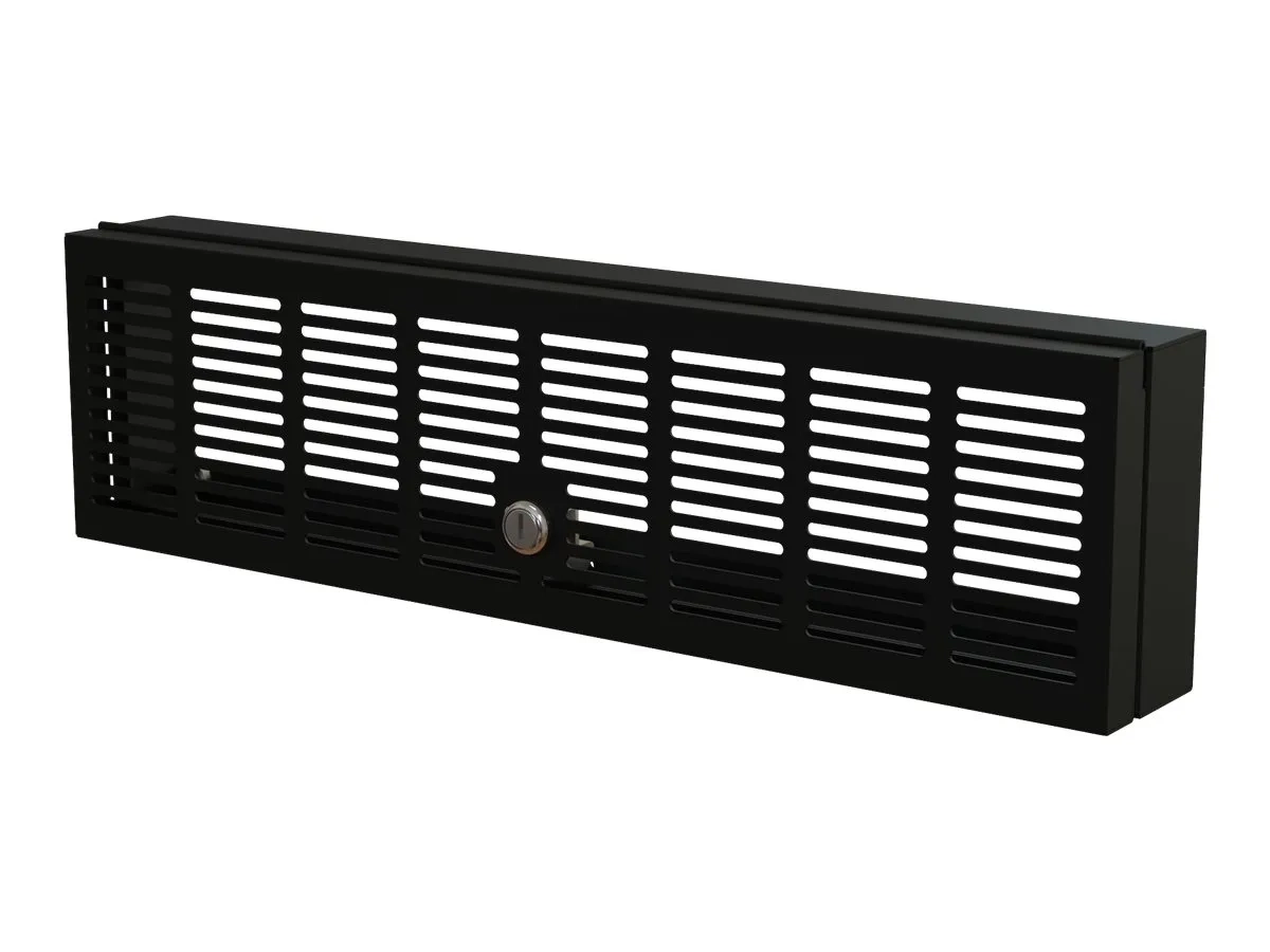 StarTech.com 3U Rack Mount Security Cover, Hinged Locking Rack Panel/ Cage/Door for Physical Security/ Access Control of 19" Server Rack & Network Cabinet, Assembled with Mounting Hardware