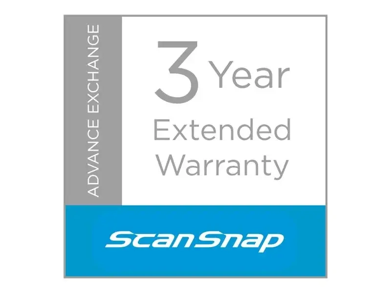 Ricoh Scanner Service Program 3 Year Extended Warranty for Fujitsu Mobile Scanners