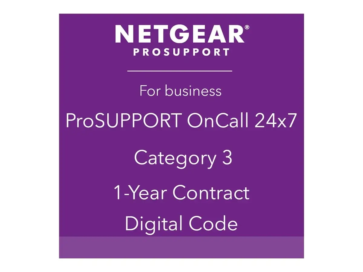NETGEAR ProSupport OnCall 24x7 Category 3