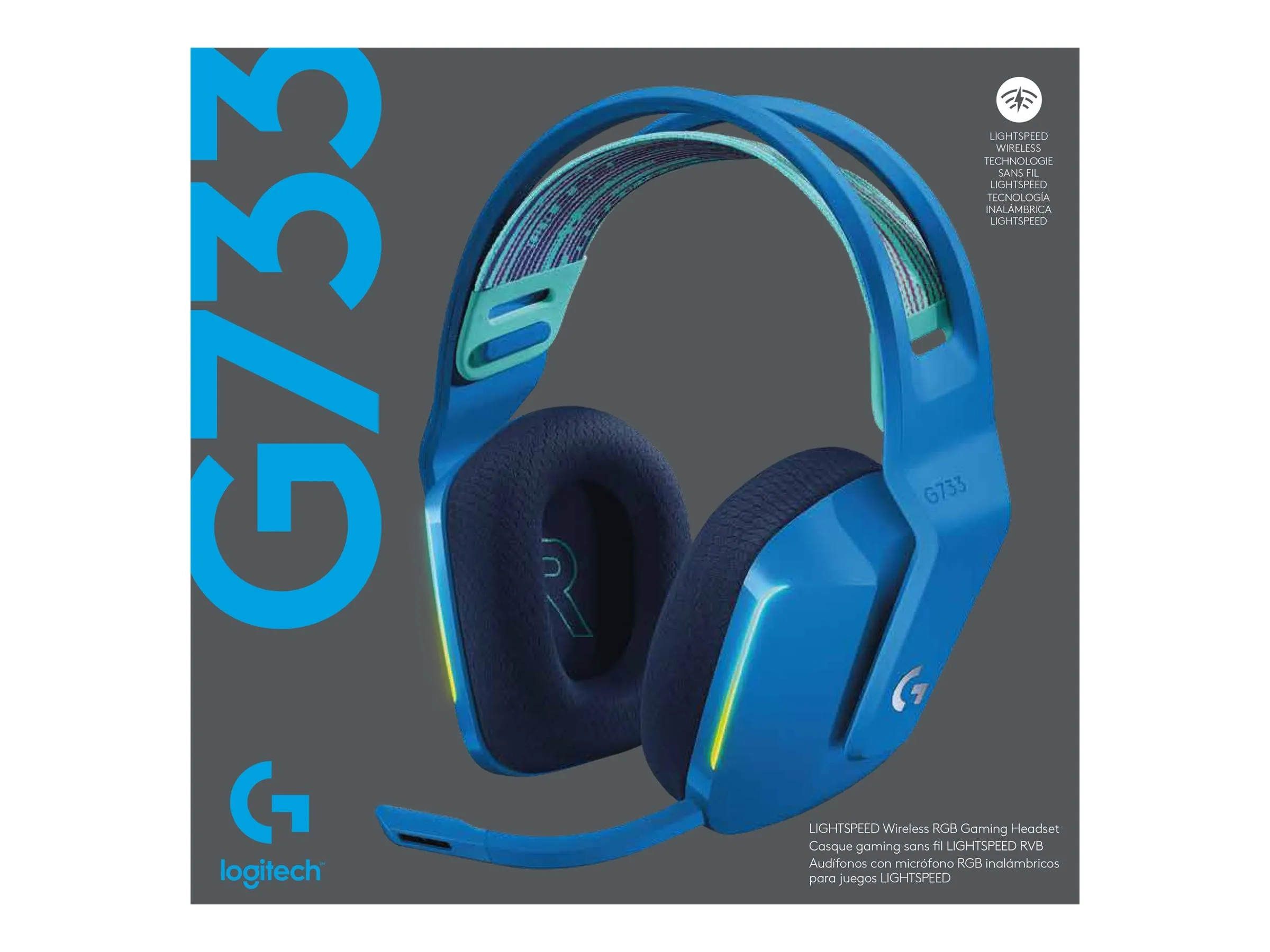 Logitech G G733 LIGHTSPEED Wireless RGB Gaming Headset