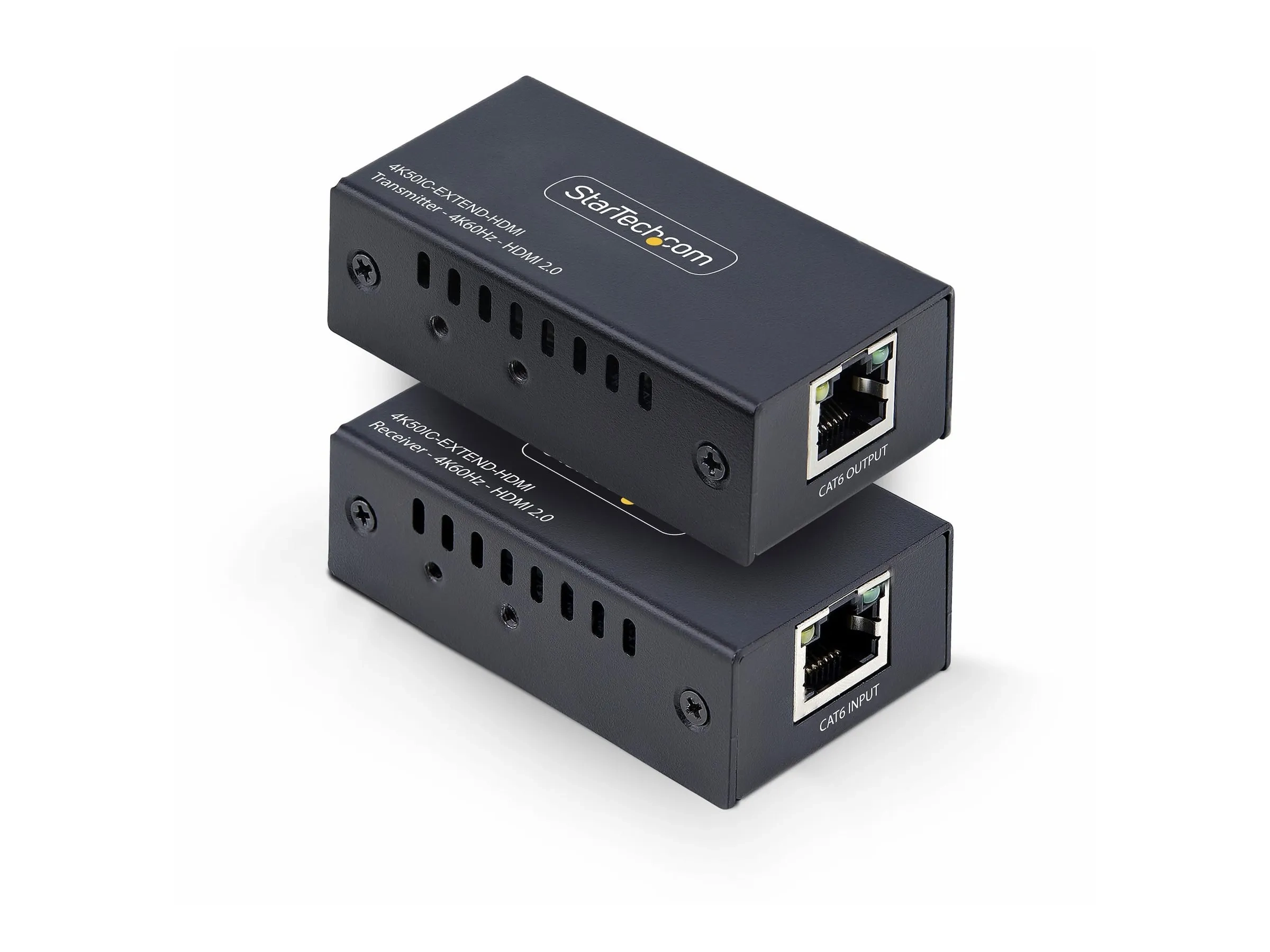 StarTech.com HDMI Extender Over CAT5e/6 Kit, 4K 60Hz, Up to 200ft (60m)