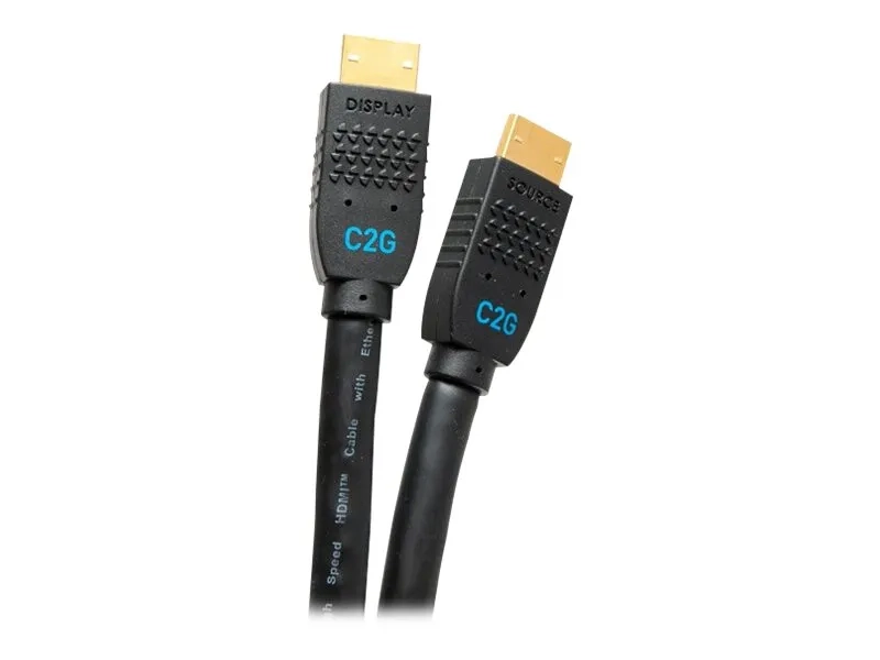 C2G 50ft Ultra Flexible 4K Active HDMI Cable Gripping 4K 60Hz