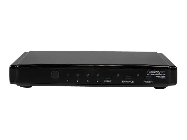 StarTech.com Switch HDMI haute vitesse automatique à 4 ports avec télécommande