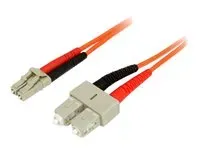 StarTech.com Câble patch à fibre optique duplex 50/125 multimode 1 m LC