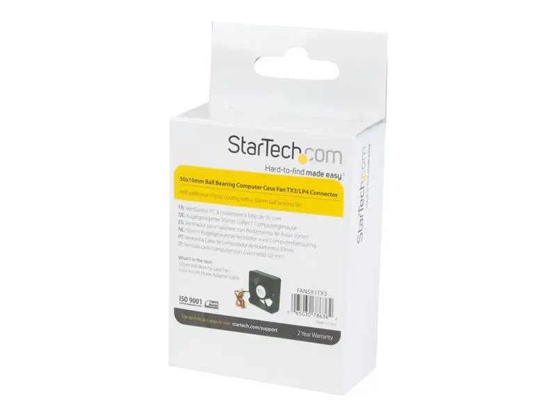 StarTech.com Ventilateur PC à roulement à billes avec alimentation TX3 ou LP4